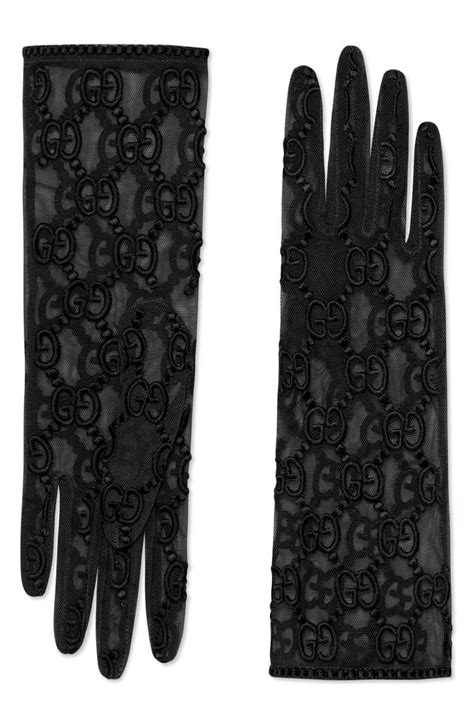 gucci baseball glove|Gucci lace gloves for women.